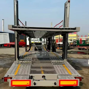 Heavy Duty Waterproof Car Carrier Trailer Truck Hauler Steel Semi Trailer for Africa Cargo Transport Construction Logistics