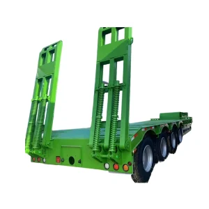 Heavy Equipment Low Flatbed Trailer Lowbed Semi Trailers