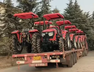 Heavy Farm Tractor 200HP LTX2004 Agricultural Machinery with Disc Harrow Plow Trailer for Large Field Operations