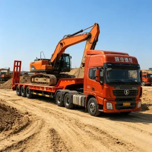 Heavy Load Lowbed Semi trailer for Transporting Machinery & Equipment