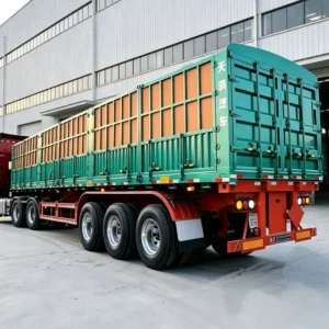 Heavy-duty Transportation Fence Trailer with Air Suspension 80T Custom Transport Trailer