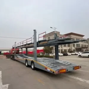 High Durability Steel Semi Trailer for Industrial Vehicle Hauling and Commercial Auto Shipping