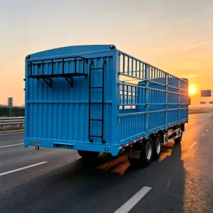 High Fence Semi Trailer for Bulk Light Weight Cargo