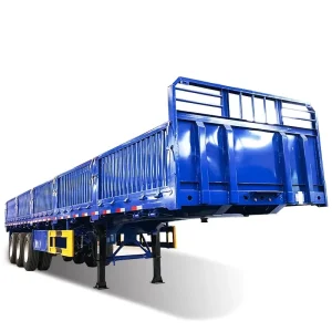 High Load Bearing Capacity Multi Purpose Cargo Semi Trailer New Condition for Transporting Steel & Building Materials