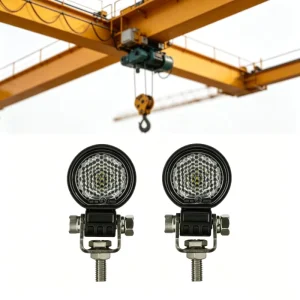 High Output LED Work Light Die cast Aluminum Flood Beam for Heavy Machinery Forklifts and Road Rescue Teams
