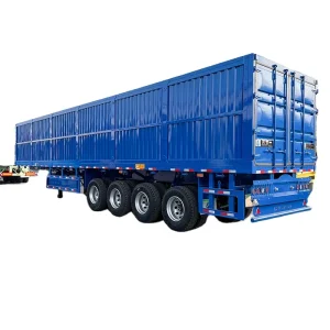 High Quality 100 Tons 14 meter Box Semi Trailer