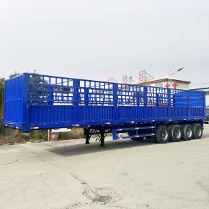 High Quality 20 50 Tons Truck Trailer Cargo Transport Semi Trailer