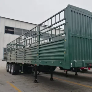 High Quality 20 50 Tons Truck Trailer Cargo Transport Semi Trailer
