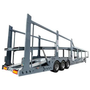 High Quality 3 Axle Steel 8 Vehicle Transport Car Carrier Semi Trailer Payload for Car Carrier Semi Trailer