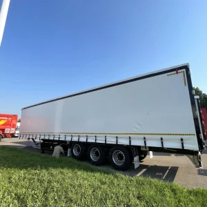 High Quality 3 Axles Steel Sliding Curtain Side Open Semi Trailer 40t 45t Customizable Size WOSHENG Brand