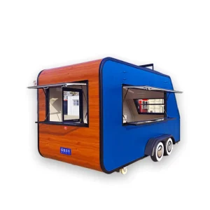 High Quality Customized Food Trailer with Sink Fridge Exhaust System for Burger Fast Food Restaurant and Catering Start up