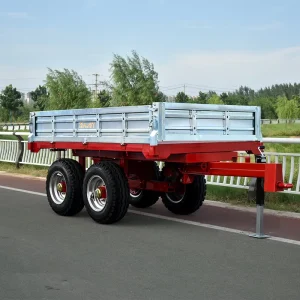 High Quality Galvanized Agricultural Trailer Small Capacity Agricultural Trailer Manufacturer