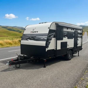 High Quality Luxury Off-road Single Axle Caravan 4×4 Overland RV Mobile Home Hybrid Camper with Bathroom