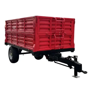 High Quality Two Wheel Large Agricultural Transport Trailer Core Axle and Gear Components for Farm Use