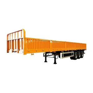 High Strength Steel 3 Axle Semi Trailer with Heavy Duty Reinforced Suspension and Over 30 Ton Payload for Logistics
