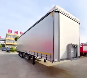 High quality 45 50 Foot Insulated Box Trailer Curtainside Truck Trailer Box Trailer