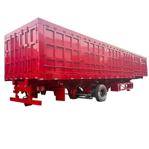 High quality Factory Direct Sales Dual side Unloading Long distance Arduous Transportation 100 Ton Side discharge Semi trailer