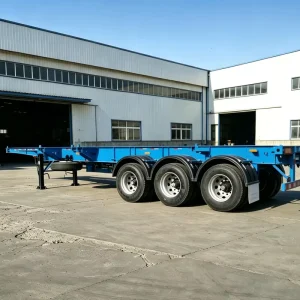 High-quality Trailer 40ft Skeleton Trailer Customized Mechanical Suspension for Heavy-duty Transportation Trailer