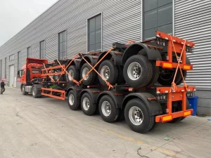 High quality Trailers semi trailers Car Carriers Suitable for Commercial and Industrial Equipment Transportation