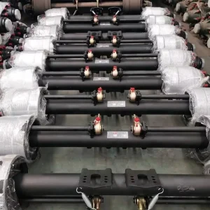 Higher Payload Efficiency African Market Assembly Trailer Spare Parts Semi Trailer Axle