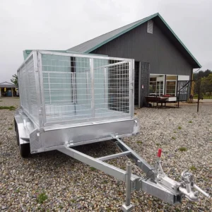 Hot Dip Galvanized Cage Trailer General Utility Trailer 1800*1200mm All Terrain Trailer