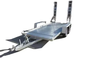 Hot Dip Galvanized Hauler Trailer Flatbed Floor Car Trailers Heavy Duty Car Trailers Prices