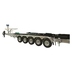 Hot Dip Galvanized Utility Trailer 13m Watercraft Trailer Five Alex Wood Hydraulic Trailer