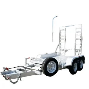 Hot Dipped Galvanized Utility Trailer with Spare Tire Mount for Durable Outdoor Use