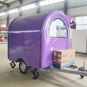 Hot Dog Cart Catering Concession Trailer Snack Multifunctional Dining Breakfast Mobile Sales Cart Fast Food Trailer Grill Truck