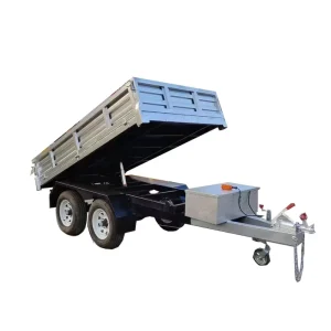 Hot Sell Hydraulic Tilt 1500 kg Steel galvanized Farm Dump Agricultural Trailer Tractor Tipping High Safety Hay Grain
