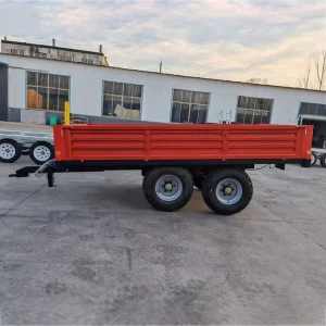 Hot Selling 1ton 2ton.4ton 6ton Agricultural Farm Trailers Truck Trailers New Tractor Hydraulic Farm Dump Trailer for Sale