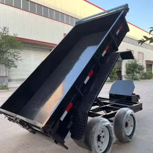 Hot Selling Small Agricultural Trailers Garden Tractor 2500 kg Dump Farm Trailer for Sale