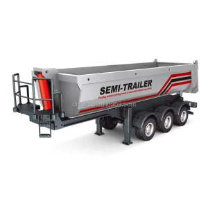 Huina 1509 1 18 Alloy Semi trailer Trailing Dumper Engineering Construction Transport Dump Truckbed for 1501