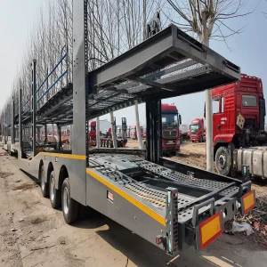 Hydraulic 2 Axles 3 Axles Car Carrier Trailer Car Transport Semi Trailer Car Carrying Semi Trailer