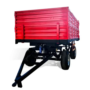 Hydraulic Agricultural Trailer With Tractor 3ton 5 Ton 7 Ton Farm Dump Trailer