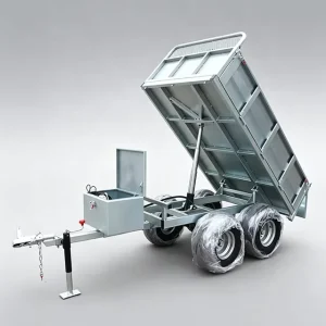 Hydraulic Dump Trailer Utility Enclosed Box Cargo Transport Trailer