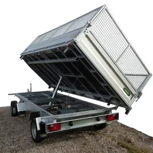 Hydraulic Lifting Box Multi Purpose Trailer Dump Trailer 12*6 ft Heavy Duty Trailer
