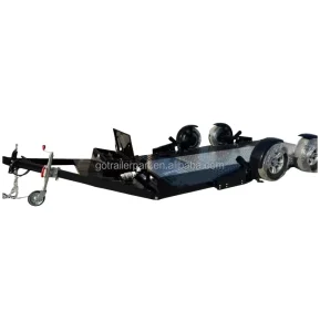 Hydraulic Lifting Car Trailers 2500KG Payload Car Hauler Trailers Electric Braked Car Transporter Trailers with Remote Control