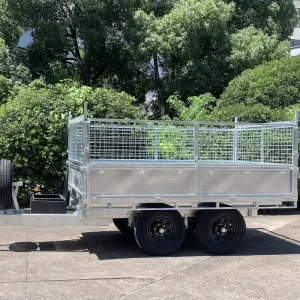Hydraulic Powered Easy Dump Utility Flatbed Tipper Trailer