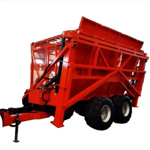 Hydraulic Tipper Sugarcane Harvester Dumper Trailer Tractor Mounted Farm Trailers