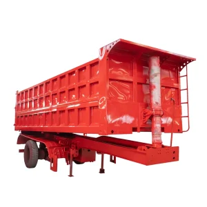 Hydraulic Tipping Trailer Tractor Tipper End Frame Dump Truck Dumper Semi Trailer Semi Trailer Roll Off Dump Trailer