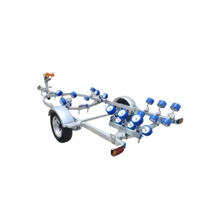 IB520 Hot Dip Galvanized Folding Inflatable Aluminum Watercraft Trailers Trailer Boat