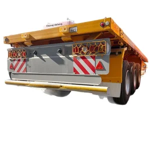 In-stock Lightweight Low-container Flatbed Semi Trailer Heavy-haul Cargo Transport Truck From China