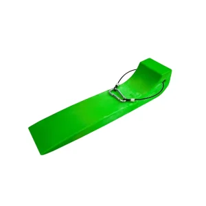 Individual Heavy Duty Plastic Tow Truck Recovery Truck Car Tire Chocks And Skates Green