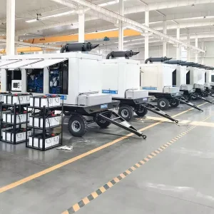 Integrated Open Frame Power Trailer With Auto Start Remote Start 1800 RPM Remote Control