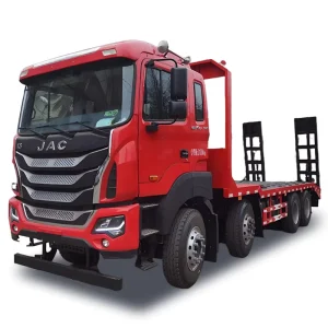 JAC 8X4 Platform Truck Excavator Transporter Trailer with Crawling Ladder Road Rescue Tow Trucks Wreckers