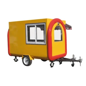 JX FR280H Car Tow Truck Towing Towable Food Trailer Hand Pull Cart