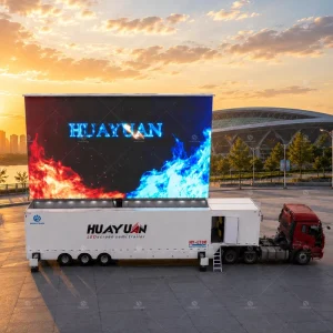 LT80 Hydraulic LED Screen Trailer for Concerts Festivals and Roadshows