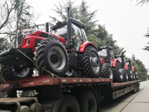 LTX1804 180HP Tractor Equipment with Rotary Cultivator Trailer Farm Trailer for Agriculture and Ground Work Tasks