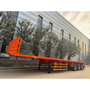 LUYI Heavy Duty Flatbed Semi Trailers Various Sizes 20ft to 53ft 2 5 Axles